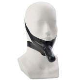 Accommodator Face Strap On Dildo Black 5 Inch Silicone STRAP-ONS